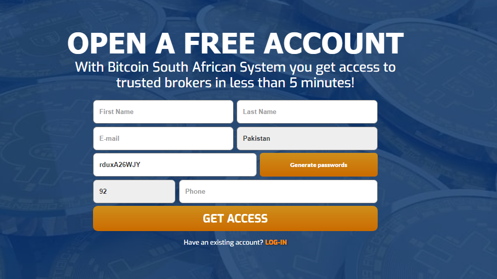 bitcoin sistema sudafricano