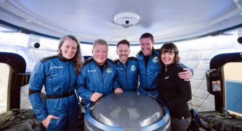 William Shatner viaja en cohete Blue Origin al espacio y viceversa