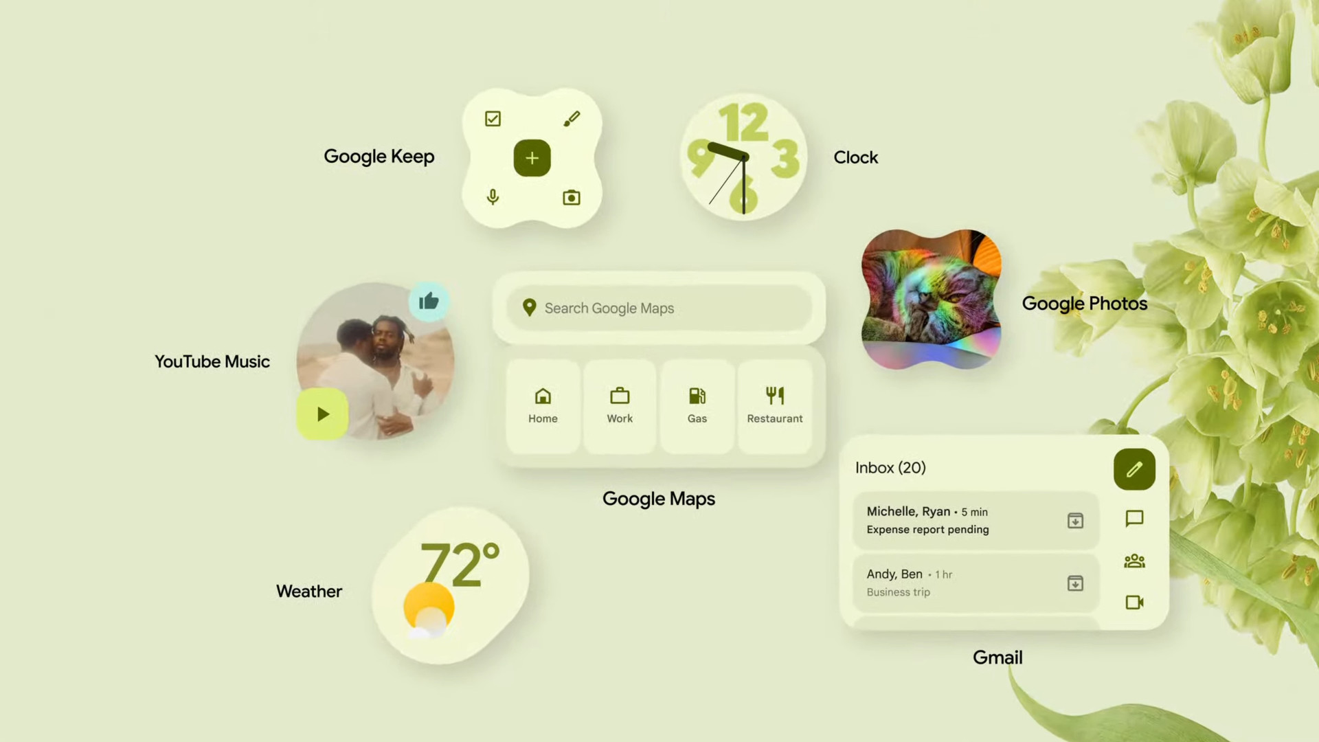 Google Pixel 6 evento 2021 material tus widgets