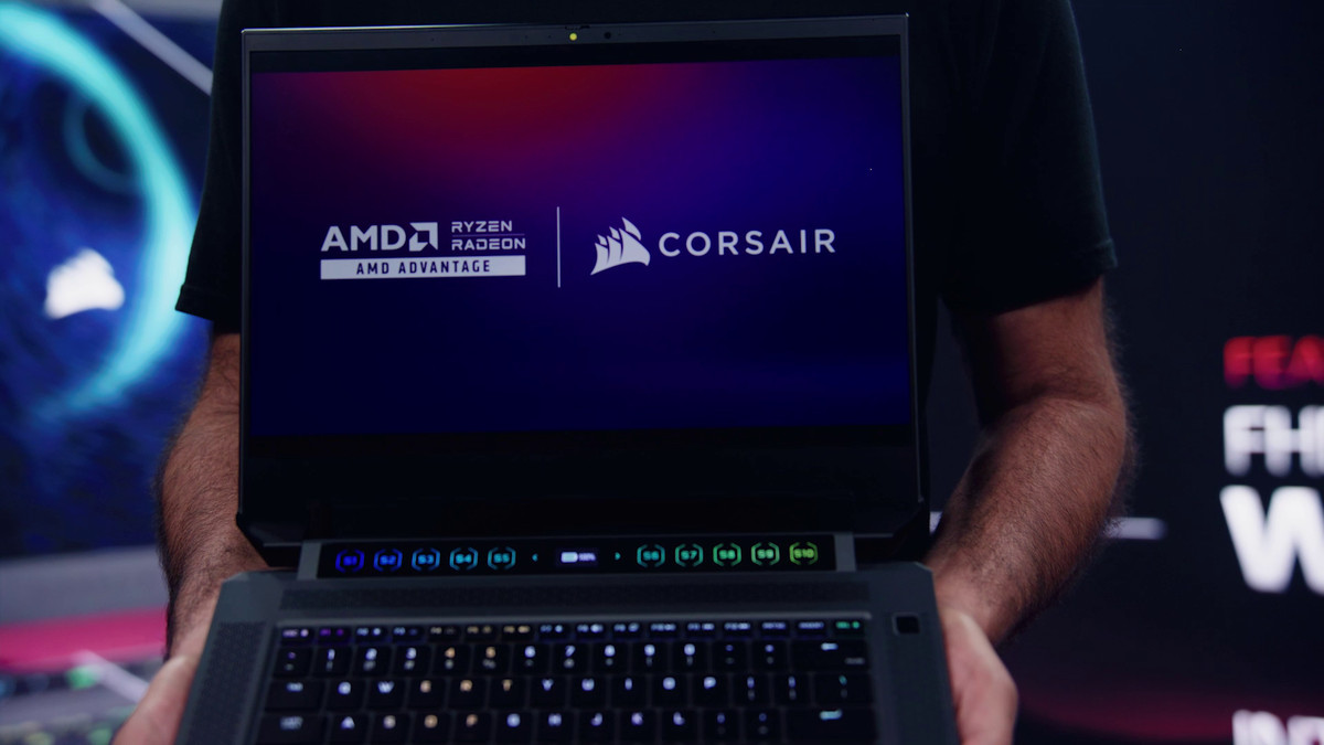 Corsair’s first gaming laptop has a Touch Bar