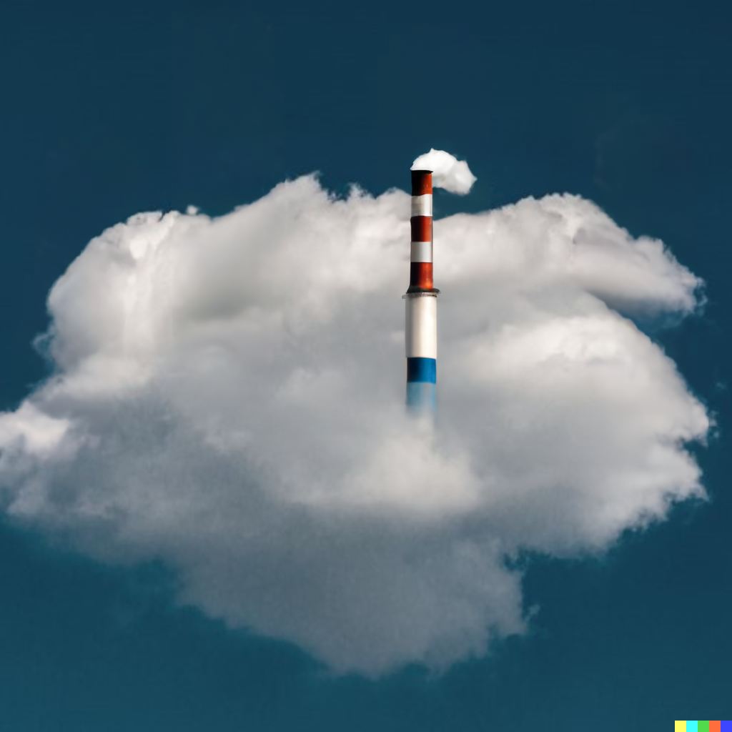 emisión de dióxido de carbono por tecnología de nube