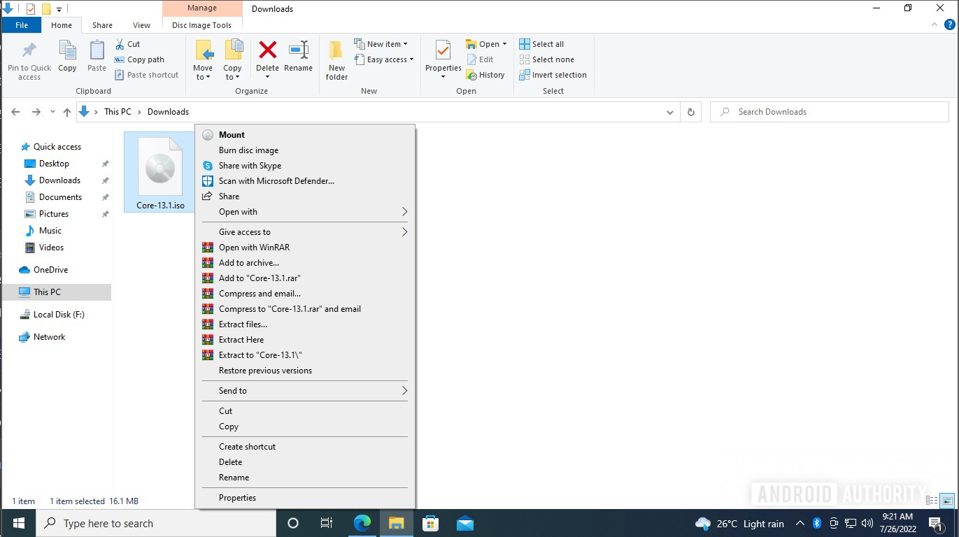 Montar ISO en Windows