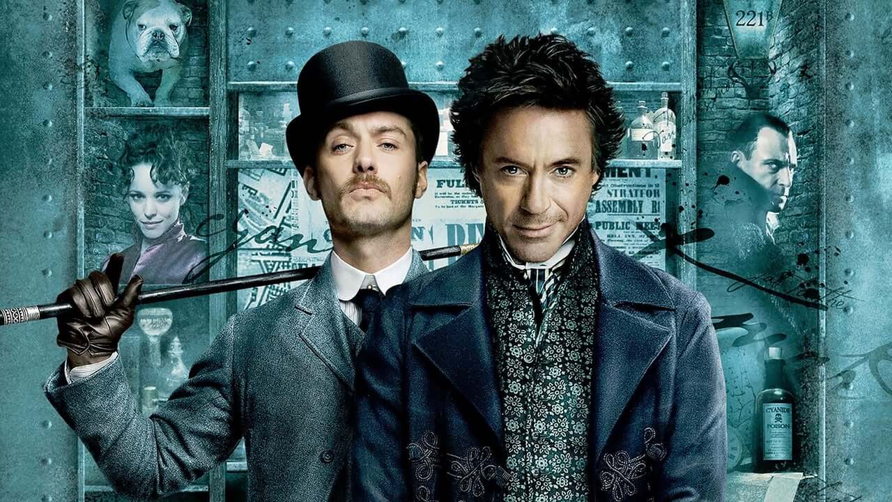 Robert Downey Jr y Jude Law en Sherlock Holmes