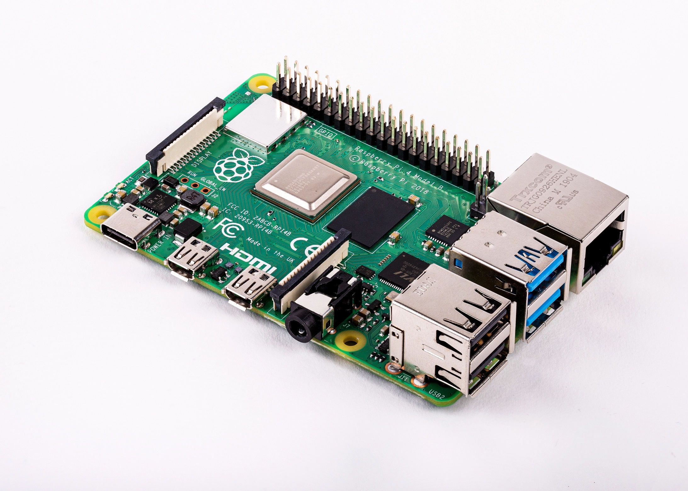Una placa Raspberry Pi 4
