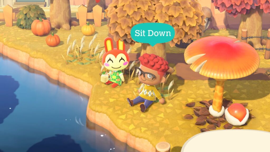 ¿Cómo te sientas en Animal Crossing?