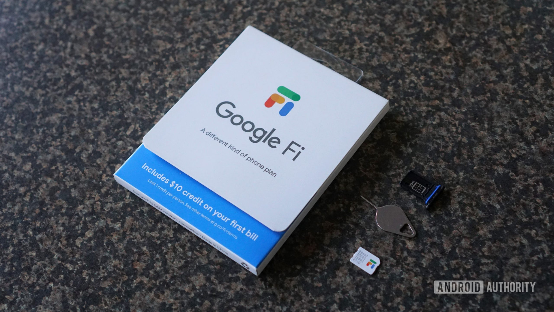 Paquete Google Fi y SIM editados
