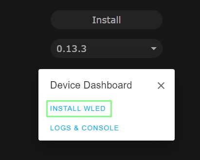 Controla los NeoPixeles con WLED