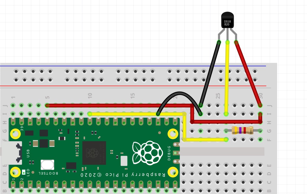 Controle la temperatura con un Raspberry Pi Pico
